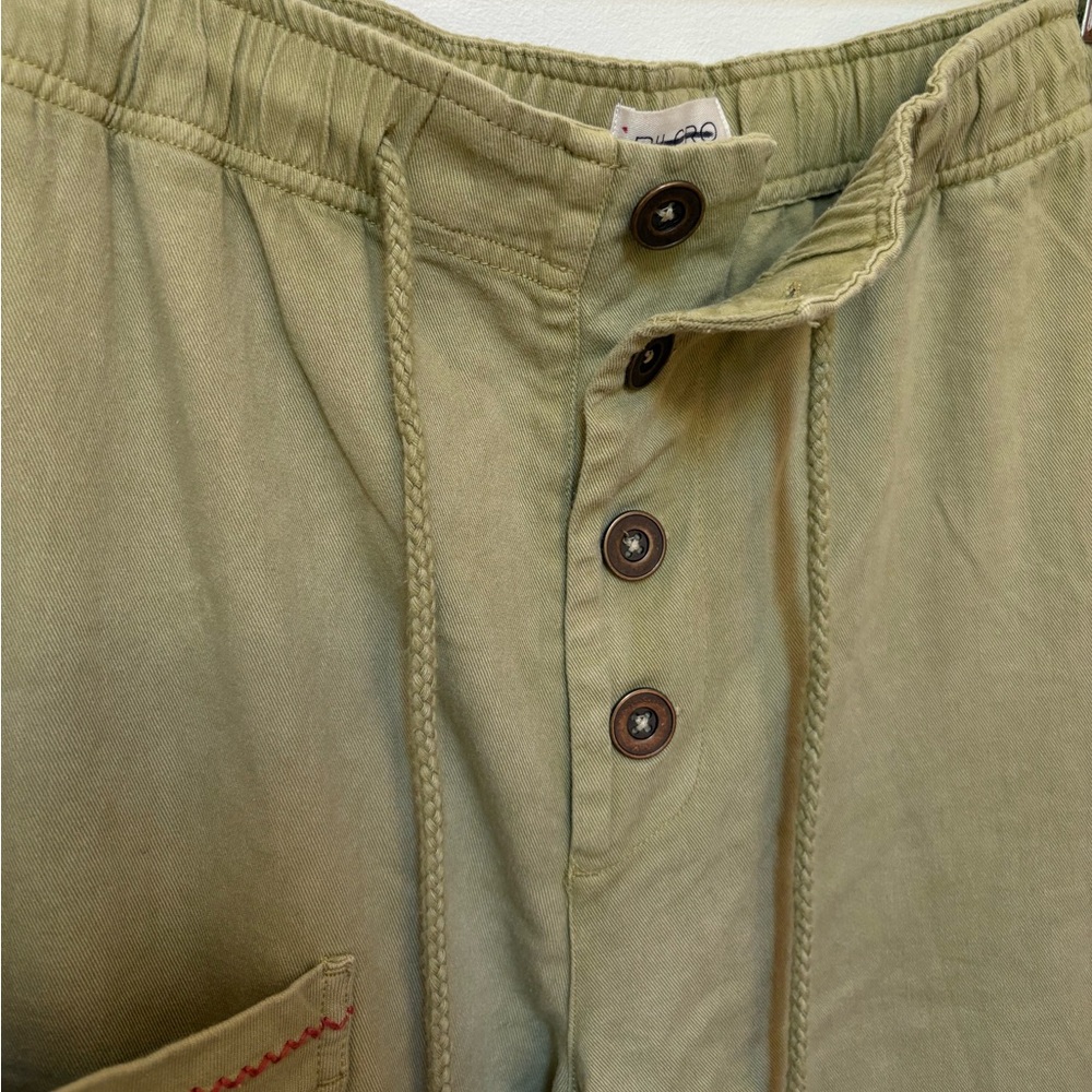 NWOT Anthropologie Pilcro Embroidered Pull-On Pants Size Large - Picture 10 of 16